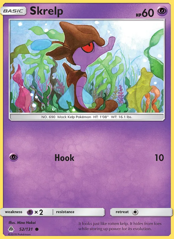 Skrelp Pokémon card