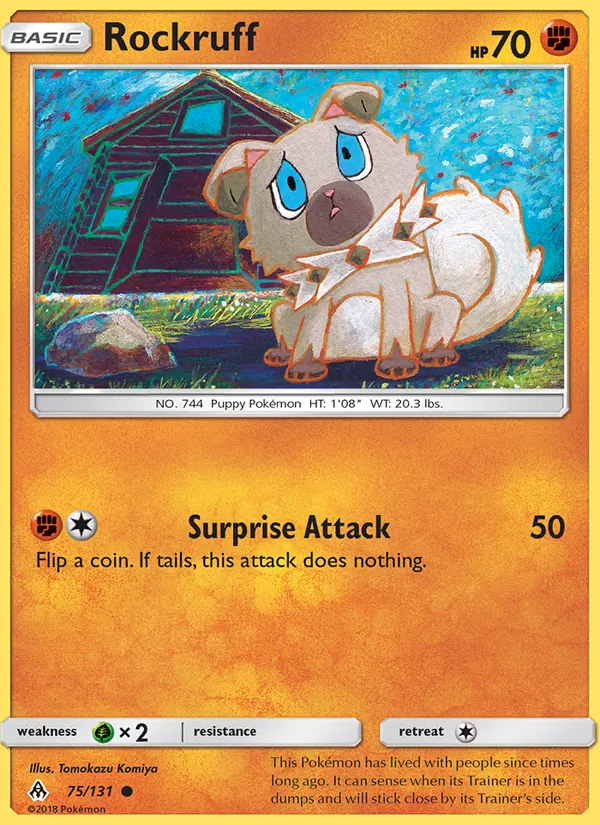 Rockruff card