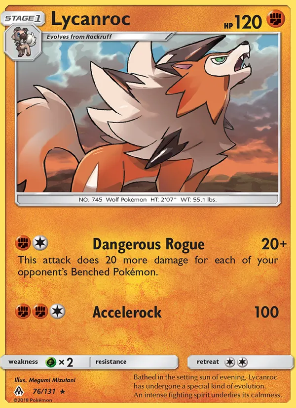 Lycanroc card