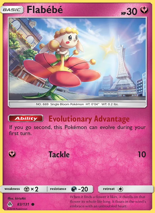 Flabébé Pokémon card