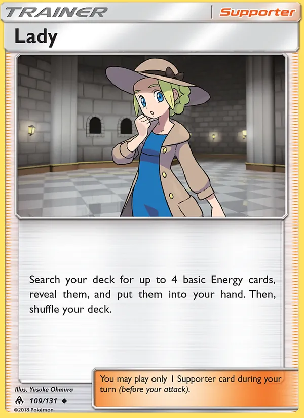 Lady card