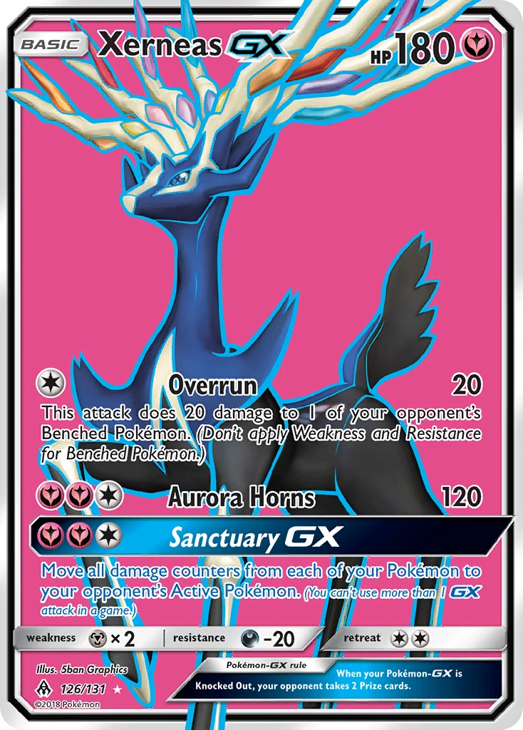 Xerneas GX Pokémon card