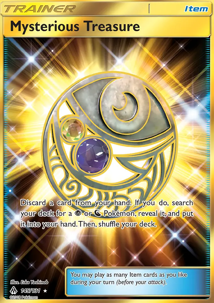 Mysterious Treasure Pokémon card