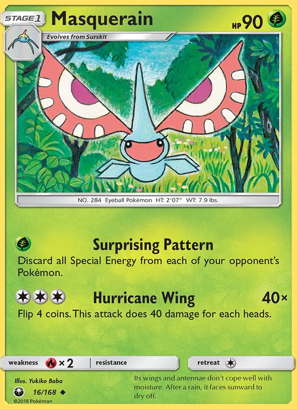 Masquerain card