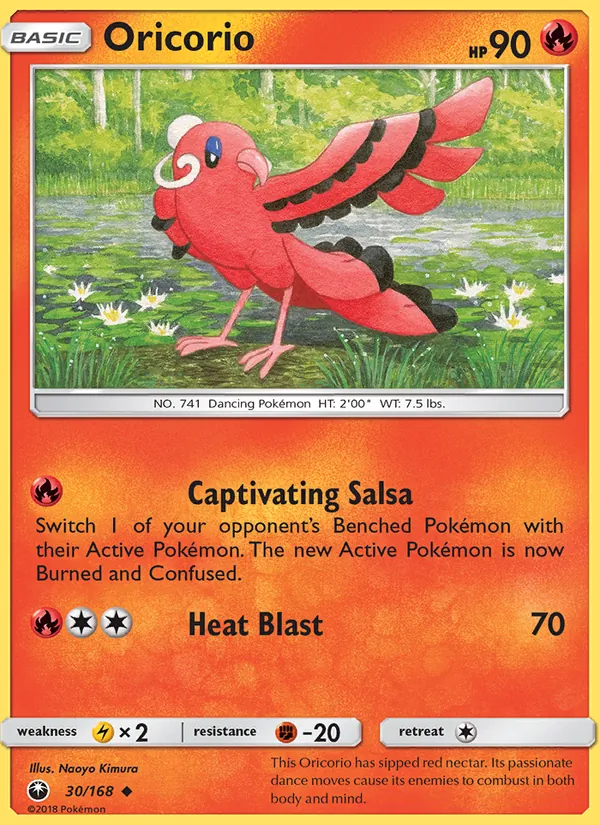 Oricorio Pokémon card
