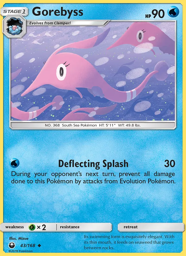 Gorebyss Pokémon card