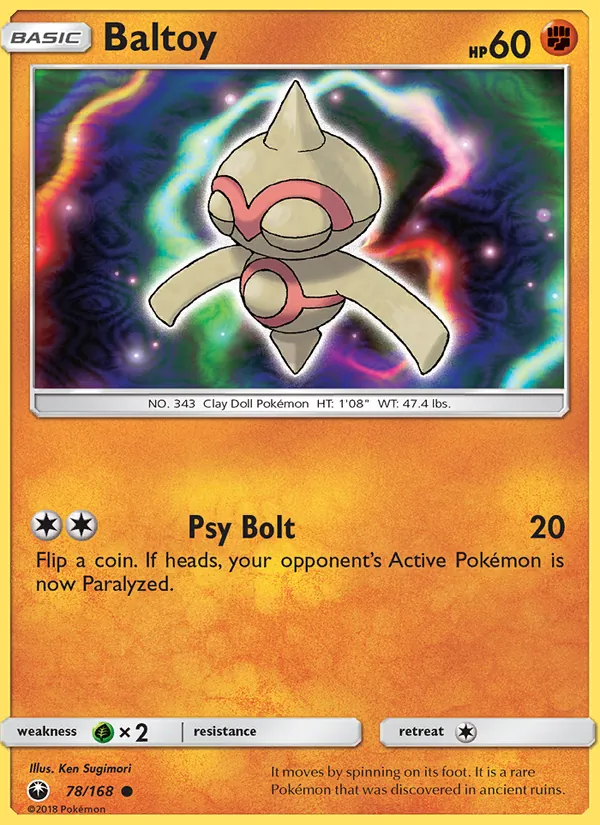 Baltoy Pokémon card