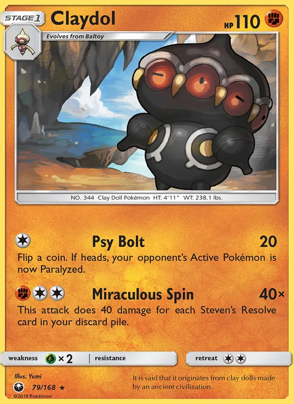 Claydol Pokémon card