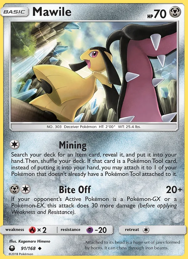 Mawile Pokémon card
