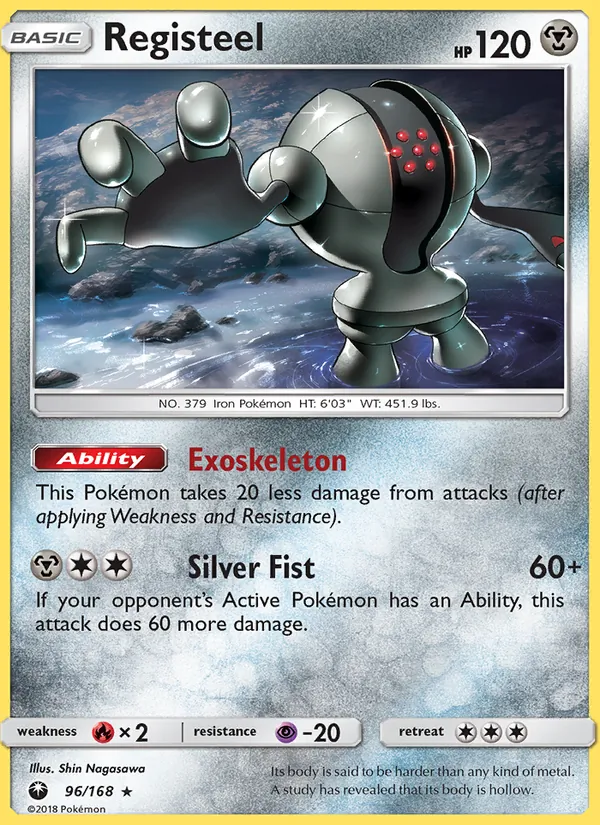 Registeel card
