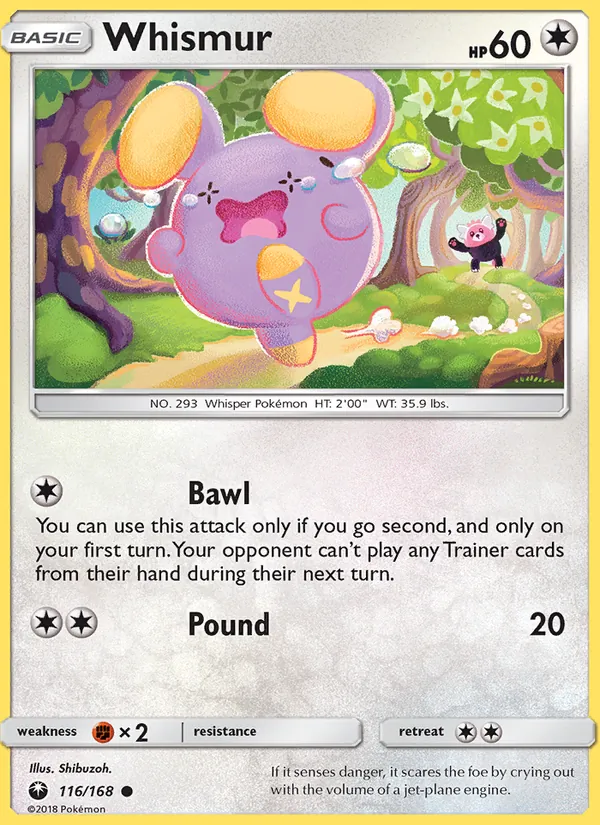 Whismur card