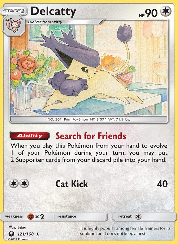 Delcatty Pokémon card