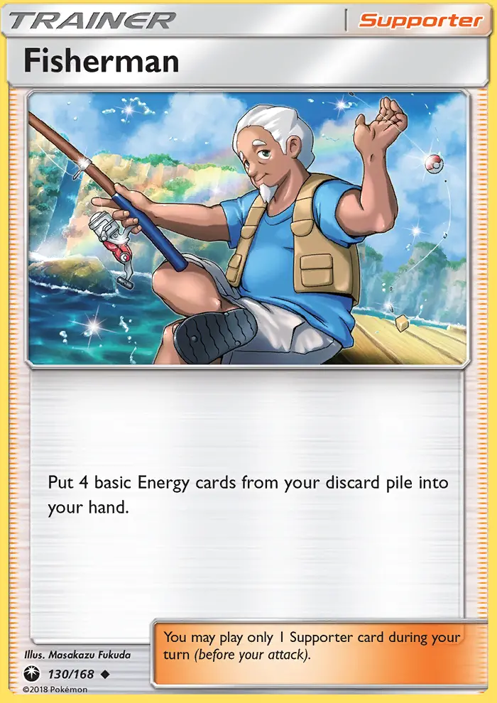 Fisherman Pokémon card