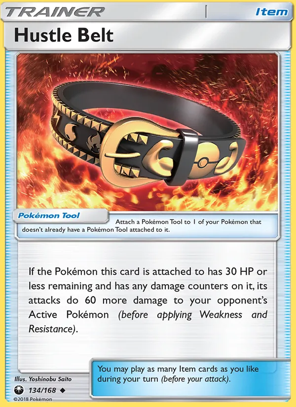 Hustle Belt card