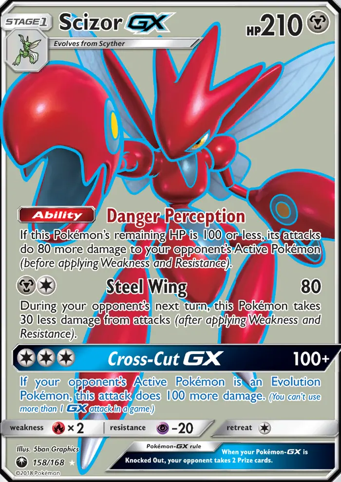 Scizor GX Pokémon card