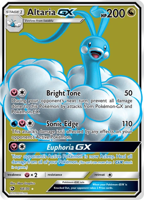 Altaria GX Pokémon card