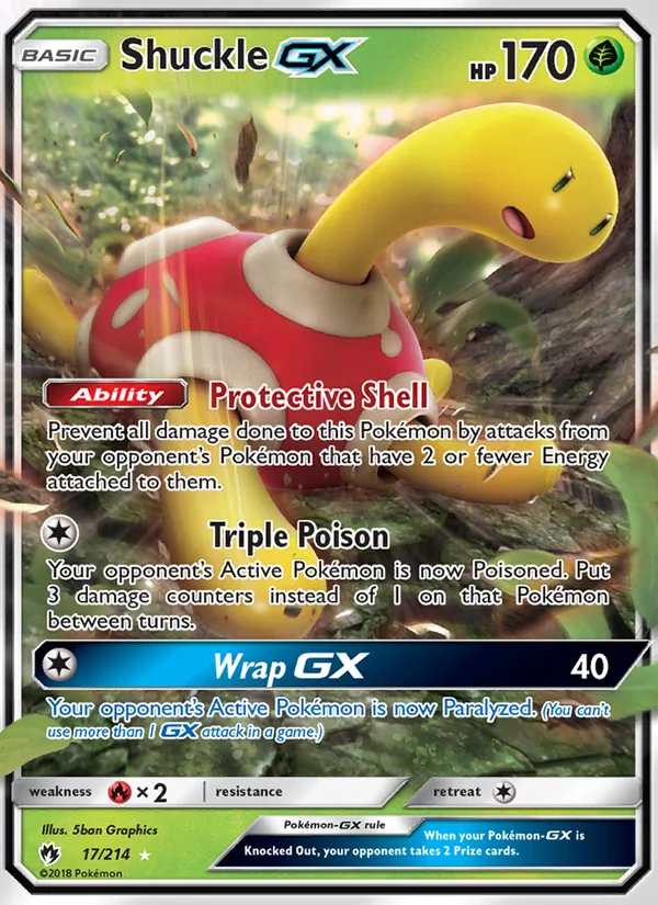 Shuckle GX card