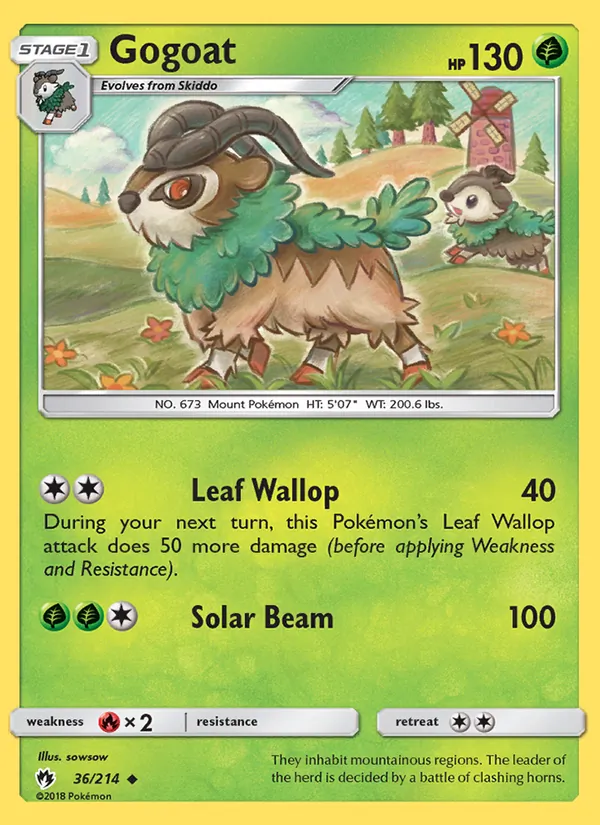Gogoat Pokémon card