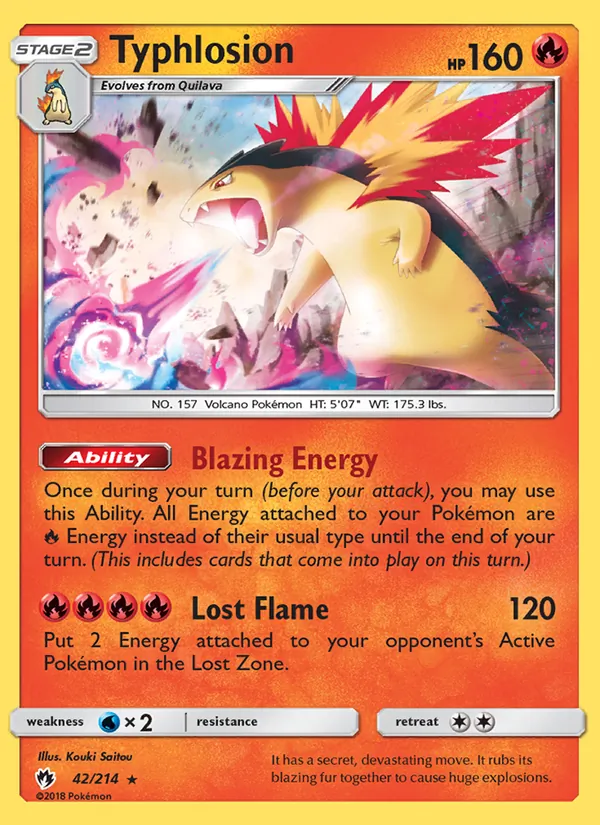 Typhlosion card