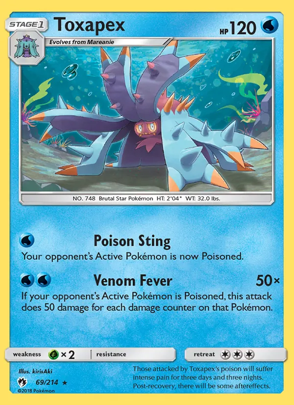 Toxapex card