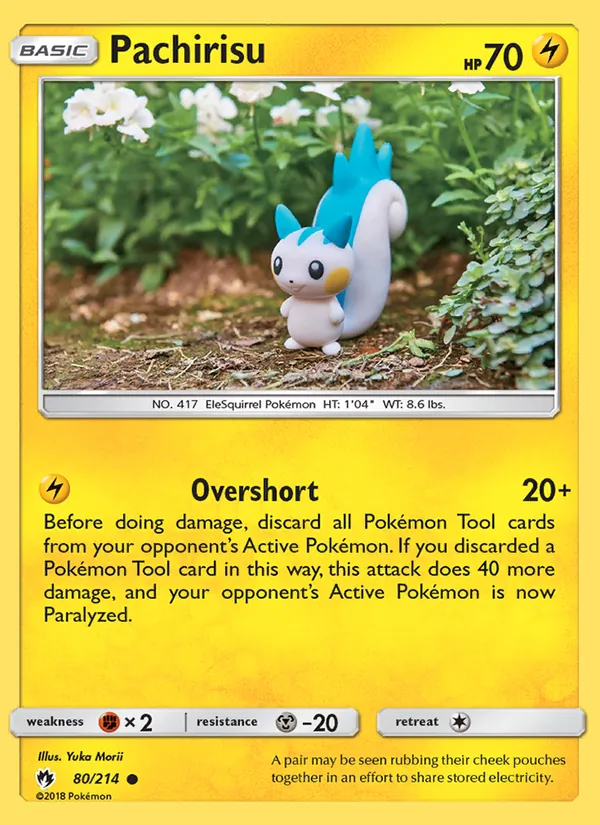 Pachirisu Pokémon card