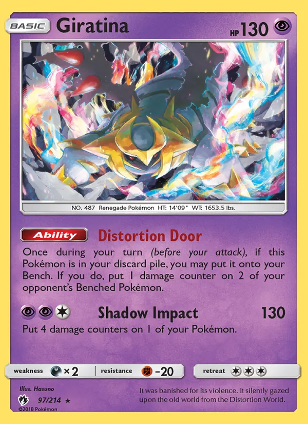 Giratina Pokémon card
