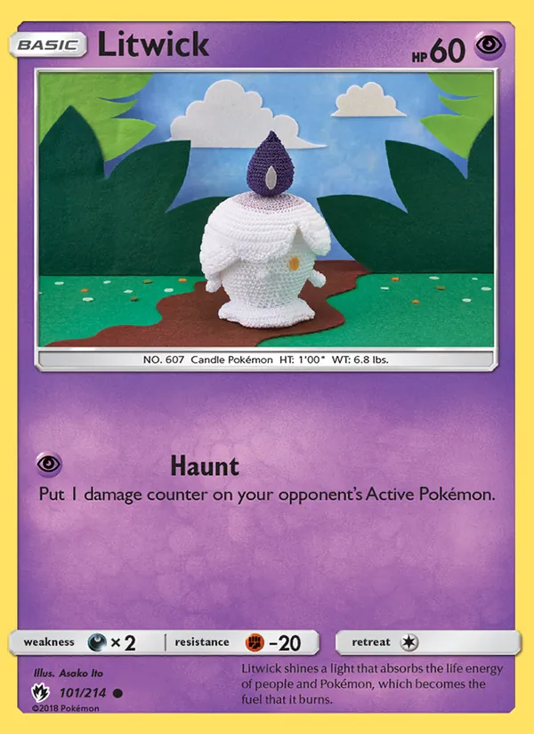 Litwick Pokémon card