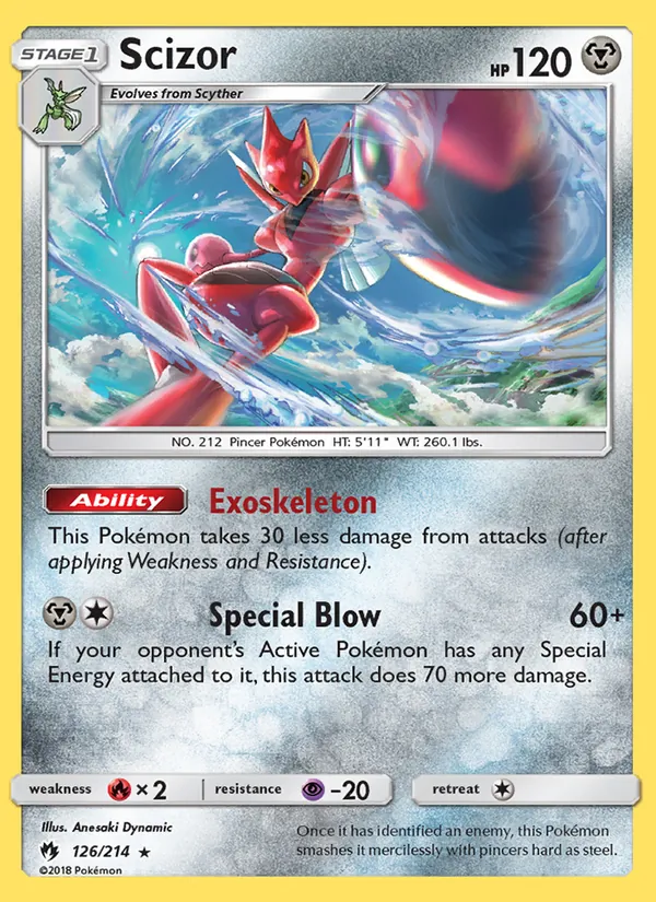 Scizor card