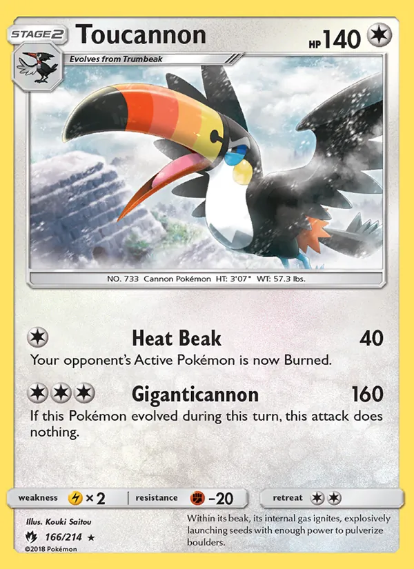 Toucannon card