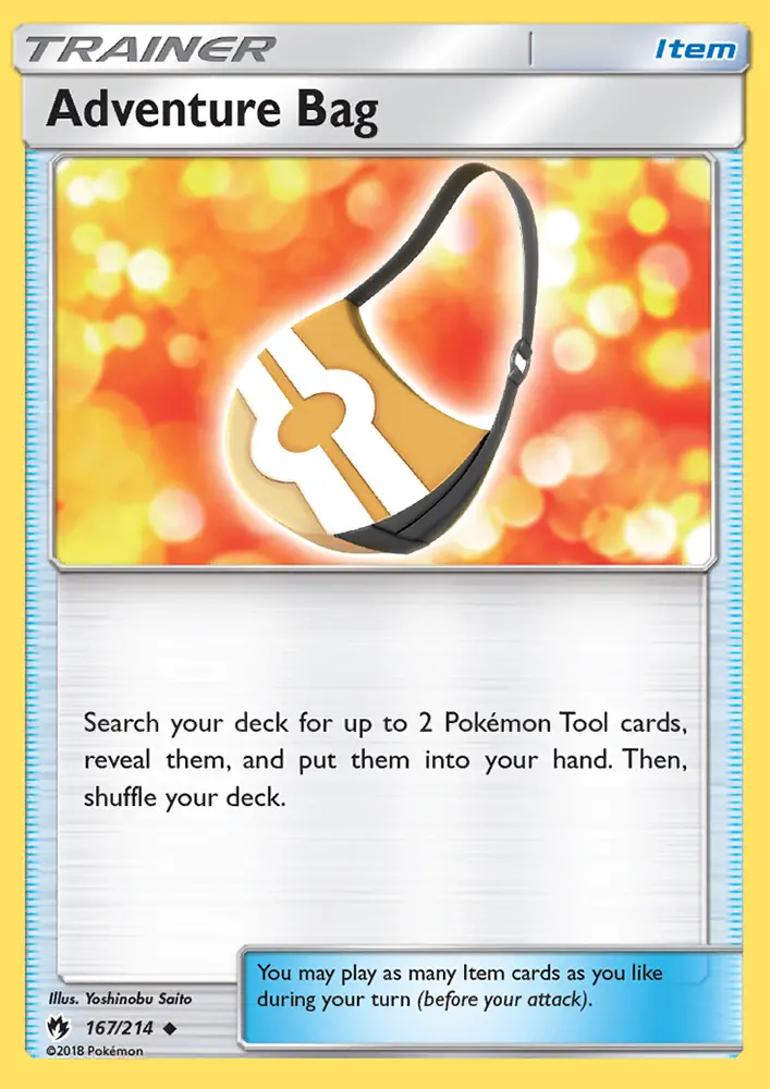 Adventure Bag Pokémon card