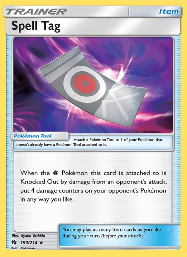 Spell Tag card