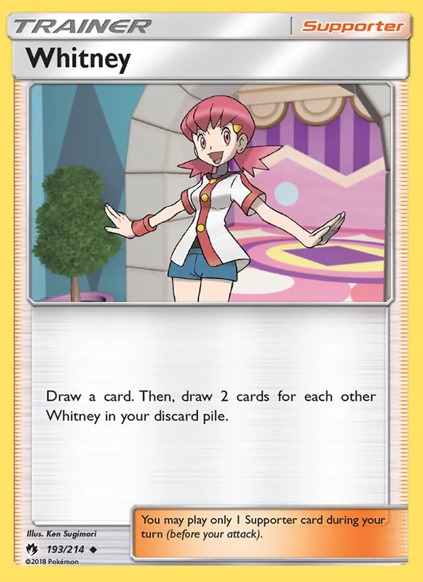 Whitney card