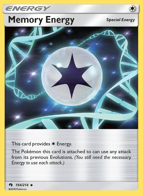 Memory Energy card