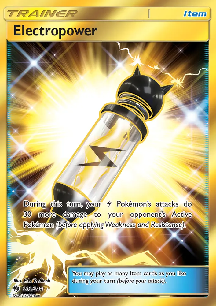 Electropower Pokémon card