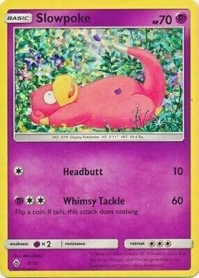 Slowpoke Pokémon card