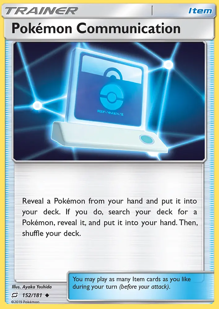 Pokémon Communication Pokémon card