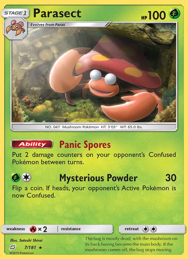 Parasect card