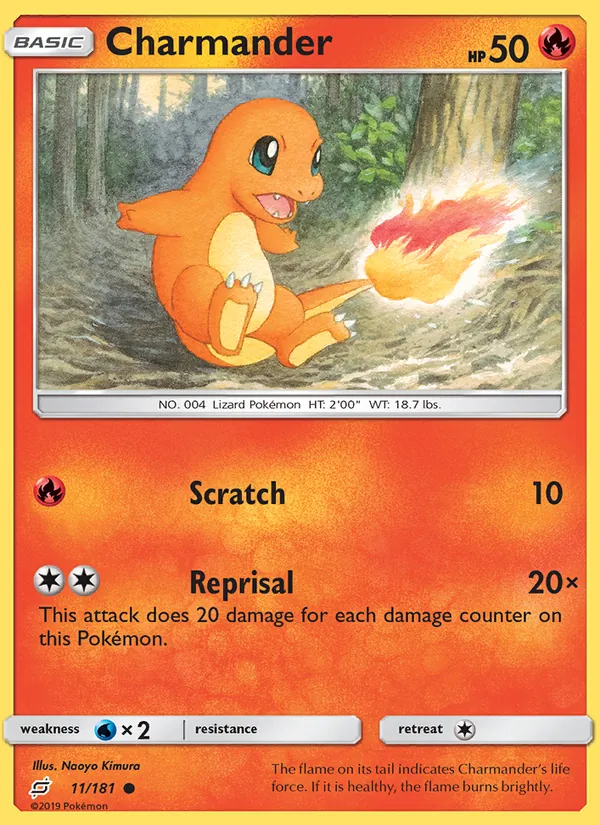 Charmander Pokémon card