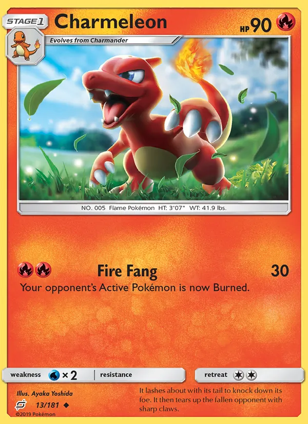 Charmeleon Pokémon card