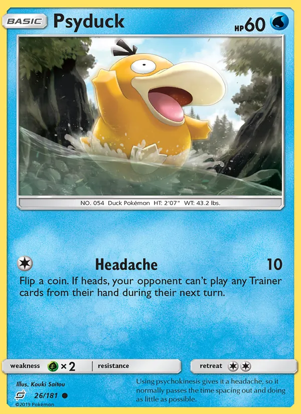 Psyduck card