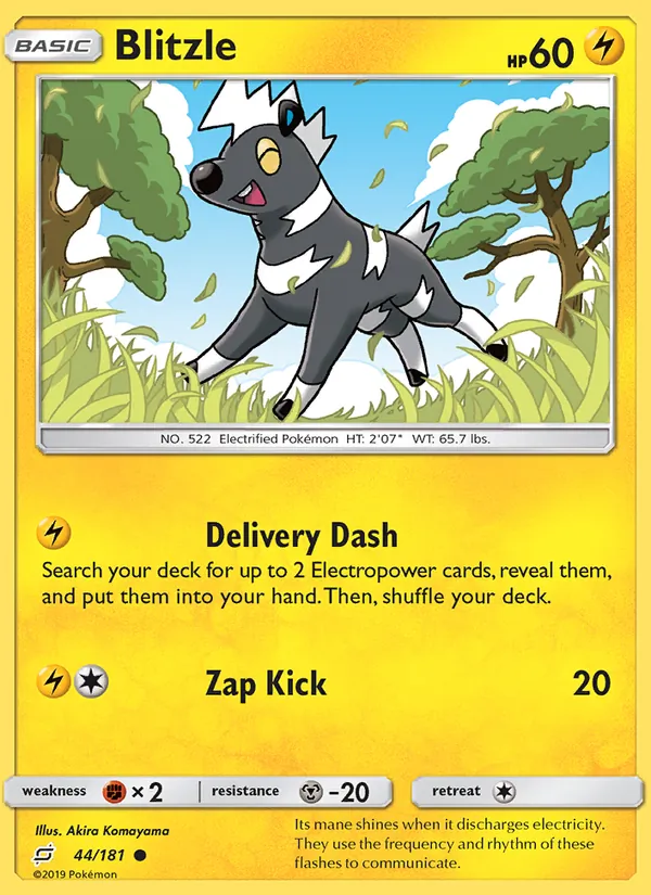 Blitzle Pokémon card