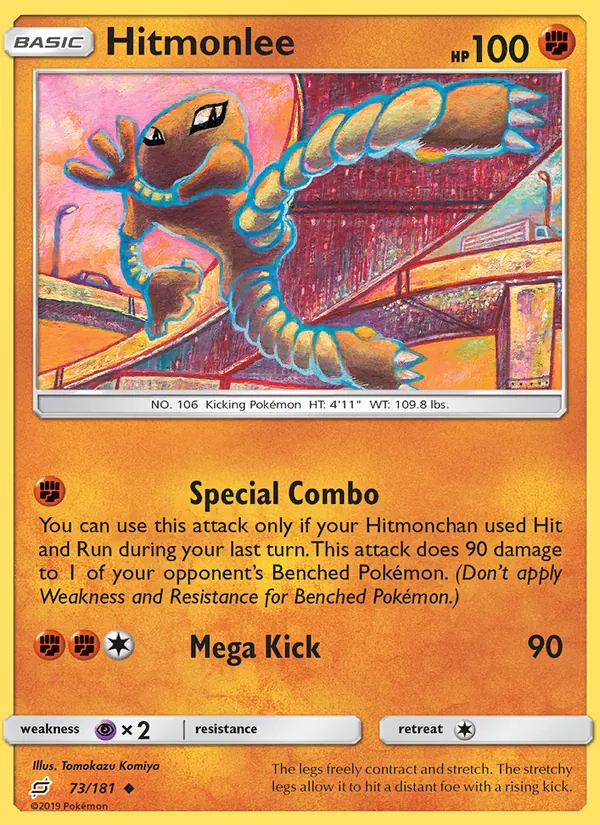 Hitmonlee Pokémon card