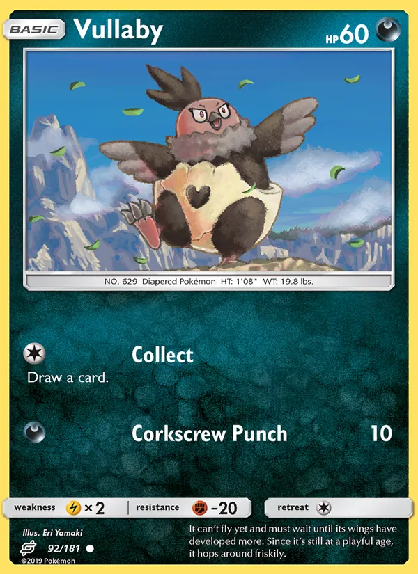 Vullaby Pokémon card