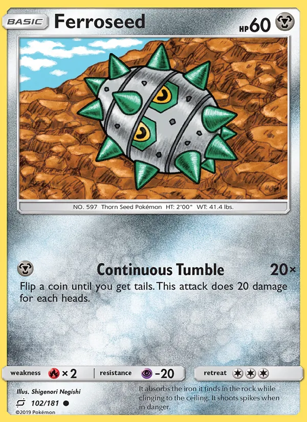 Ferroseed Pokémon card