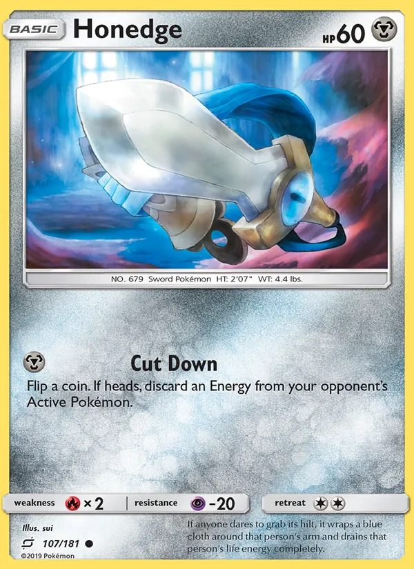 Honedge Pokémon card