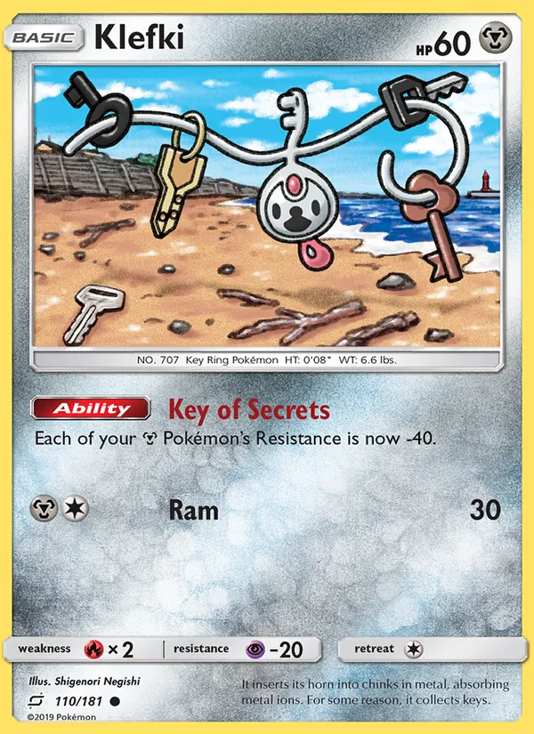 Klefki Pokémon card