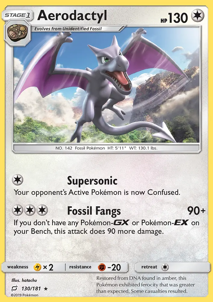 Aerodactyl Pokémon card