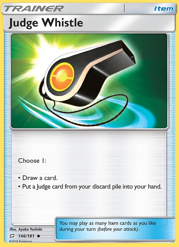Judge Whistle card