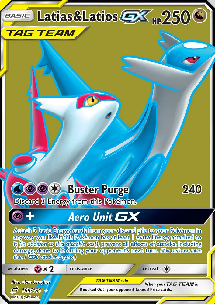 Latias & Latios GX Pokémon card