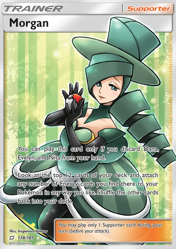 Morgan Pokémon card